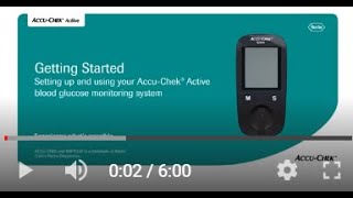 How to use AccuChek Active Blood Glucose Monitoring System [upl. by Nevram73]