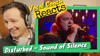 Vocal Coach REACTS  Disturbed Sound Of Silence [upl. by Nwahsed519]