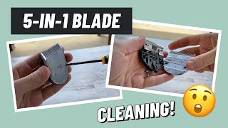 How To Disassemble And Clean 5in1 Mini Clipper Blades [upl. by Halyk]