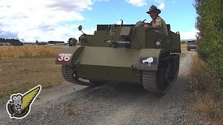 Massed Moving Column Of WW2 Bren Carriers [upl. by Amadas]