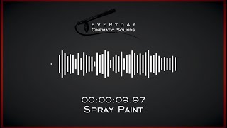 Spray Paint  HQ Sound Effects [upl. by Bartram686]