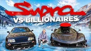 1000HP Supra terrorizing Billionaires Hypercarmeet in Switzerland [upl. by Nerrad130]