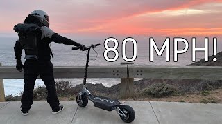 RION RE90 Electric Scooter Review  The Worlds Fastest Hyperscooter [upl. by Salman]