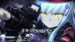 Nightcore  Undefeated Skillet  Lyrics [upl. by Faux]