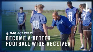 3 Football Drills to Become a Better Wide Receiver [upl. by Epul]