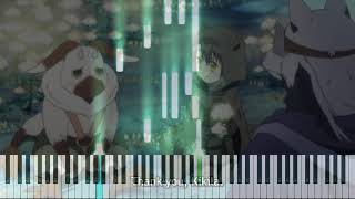 Somali to Mori no Kamisama Episode 4 OST  Flowers Guardians  Piano Tutorial [upl. by Narahs160]