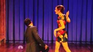 Emma Watson on Jimmy Fallon  Moves like jagger [upl. by Domineca126]