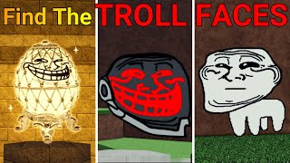 Find the Troll Faces EASTER ISLAND Part 20 Roblox [upl. by Dayiz]