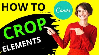 How To CROP in CANVA [upl. by Hungarian]