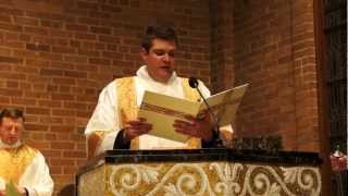 Exultet English at the Easter Vigil Sung by Deacon Matthew Stehling [upl. by Hicks]