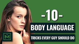 10 Confident Body Language Tricks EVERY Guy Should Do TODAY Proven Techniques [upl. by Samanthia]