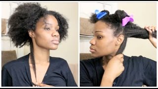 Natural Hair PrePoo Growth Hack Using Horsetail Tonic PLUS Length Check  Elise [upl. by Bolten]