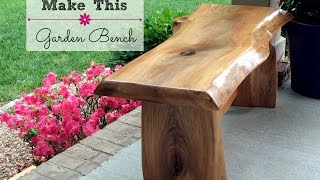 DIY Garden Bench [upl. by Anitan]