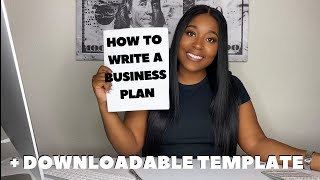 HOW TO WRITE A BUSINESS PLAN STEP BY STEP  TEMPLATE  9 Key Elements [upl. by Nevur]