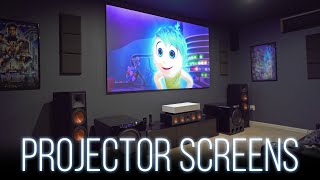 Choosing A Projector Screen  Everything You Need To Know [upl. by Anzovin]