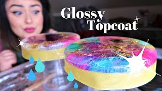 How To Get A Perfect Glossy Resin Top Coat [upl. by Ilrahs510]