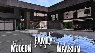 Family Modern Mansion 160k No Large Plot ROBLOX BLOXBURG [upl. by Dione]