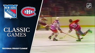 NHL Classic Games 1979 Rangers vs Canadiens  Cup Final Gm 5 [upl. by Savart]