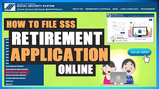 HOW TO FILE SSS RETIREMENT APPLICATION ONLINE [upl. by Idalia969]