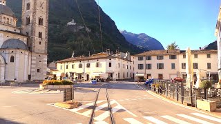 ★ 🇮🇹Tirano  🇨🇭St Moritz cab ride with rear view Italy to Switzerland 102019 [upl. by Aramal179]