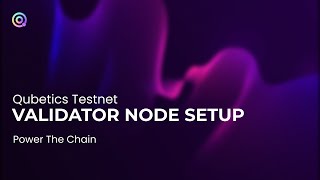 Validator Node Setup  Qubetics Tutorials [upl. by Rfinnej]