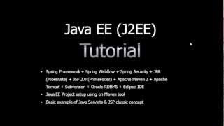 Java EE J2EE Tutorial for beginners Part1 [upl. by Yliah]