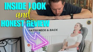 Comfier Shiatsu Neck Back Massager Unboxing amp Review [upl. by Sackville]