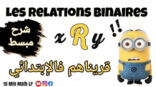 Cours 1  Relations binaires  Introduction [upl. by Nikolia]