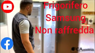 FRIGORIFERO SAMSUNG NO FROST NON RAFFREDDA LA PARTE DEL FREEZER SOSTITUZIONE VENTOLA FREEZER [upl. by Shulamith]