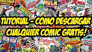 Tutorial  Como descargar cualquier comic gratis [upl. by Aneerb674]