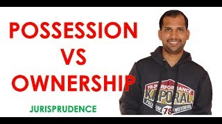 Difference Between Possession and Ownership  Jurisprudence [upl. by Egoreg874]