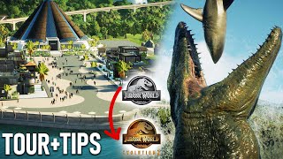 Welcome to JURASSIC WORLD in Jurassic World Evolution 2 [upl. by Pinchas]