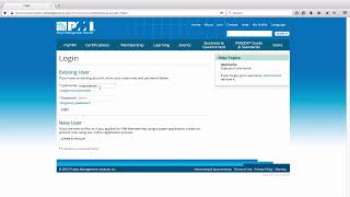 How to register at PMI website [upl. by Fidelio362]