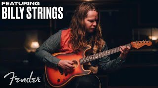 Billy Strings  American Acoustasonic Stratocaster  Fender [upl. by Benkley]