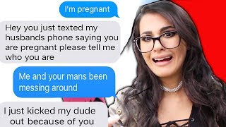 quotIM PREGNANTquot WRONG PERSON TEXT PRANK [upl. by Vento]