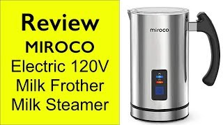 Review Miroco Milk Frother  How to make froth milk at home [upl. by Ara]