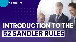 Introduction To 52 Sandler Rules [upl. by Atiuqel]