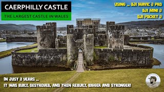 Caerphilly Castle  The Largest in Wales 2nd in Britain [upl. by Sirrep]