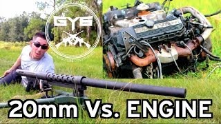 Cannon 20mm  Vs ENGINE [upl. by Newnorb398]