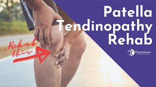 Patellar Tendinopathy Rehabilitation  Jumpers Knee Rehab [upl. by Selec117]