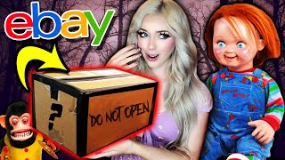 I Bought ANOTHER Haunted Mystery Box From Ebayit was a bad idea [upl. by Echikson]