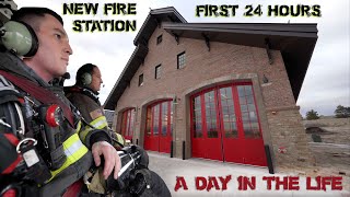 First 24 Hours in a New Fire Station  A Day in the Life [upl. by Zoes]