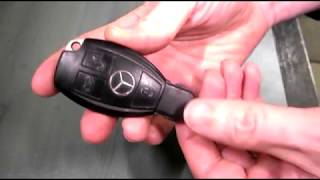 Mercedes Benz Key Fob Battery Replacement [upl. by Luhe375]