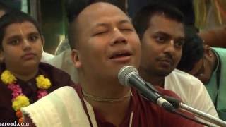 Hare Krishna Kirtan by Mathura Jivan Prabhu  ISKCON Mira Road Kirtan Mela  Krishna Consciousness [upl. by Halivah]