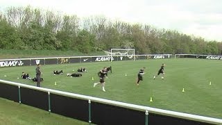 How to improve endurance and core strength  Soccer training drill  Nike Academy [upl. by Boiney]