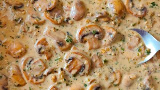 Creamy Mushroom Sauce Recipe [upl. by Mackintosh695]