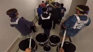 Lakeview High School Marching Band Marching the Halls [upl. by Donohue]