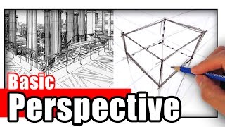 How to Draw in Perspective for Beginners [upl. by Whiting422]