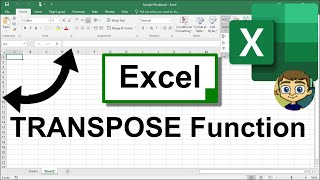 The Excel TRANSPOSE Function [upl. by Naitsabas]