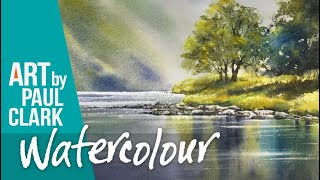 How to paint reflections in watercolour by Paul Clark [upl. by Eciened]